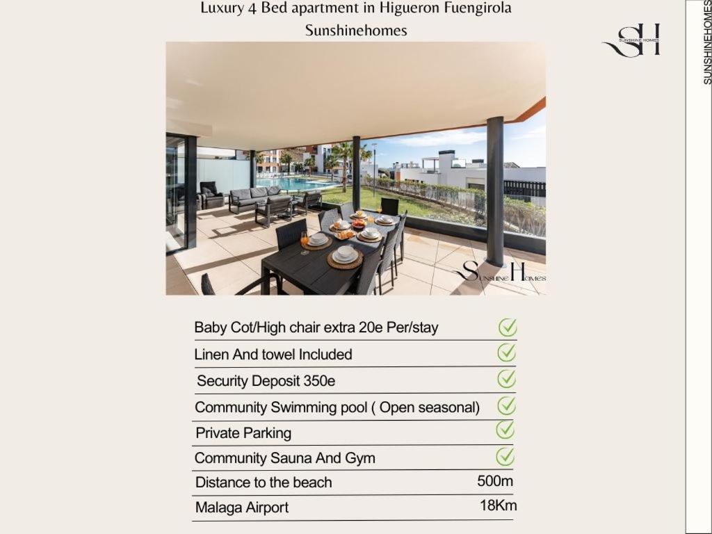 Luxury Beach Escape With Pools, Gym & Sauna Fuengirola Eksteriør billede